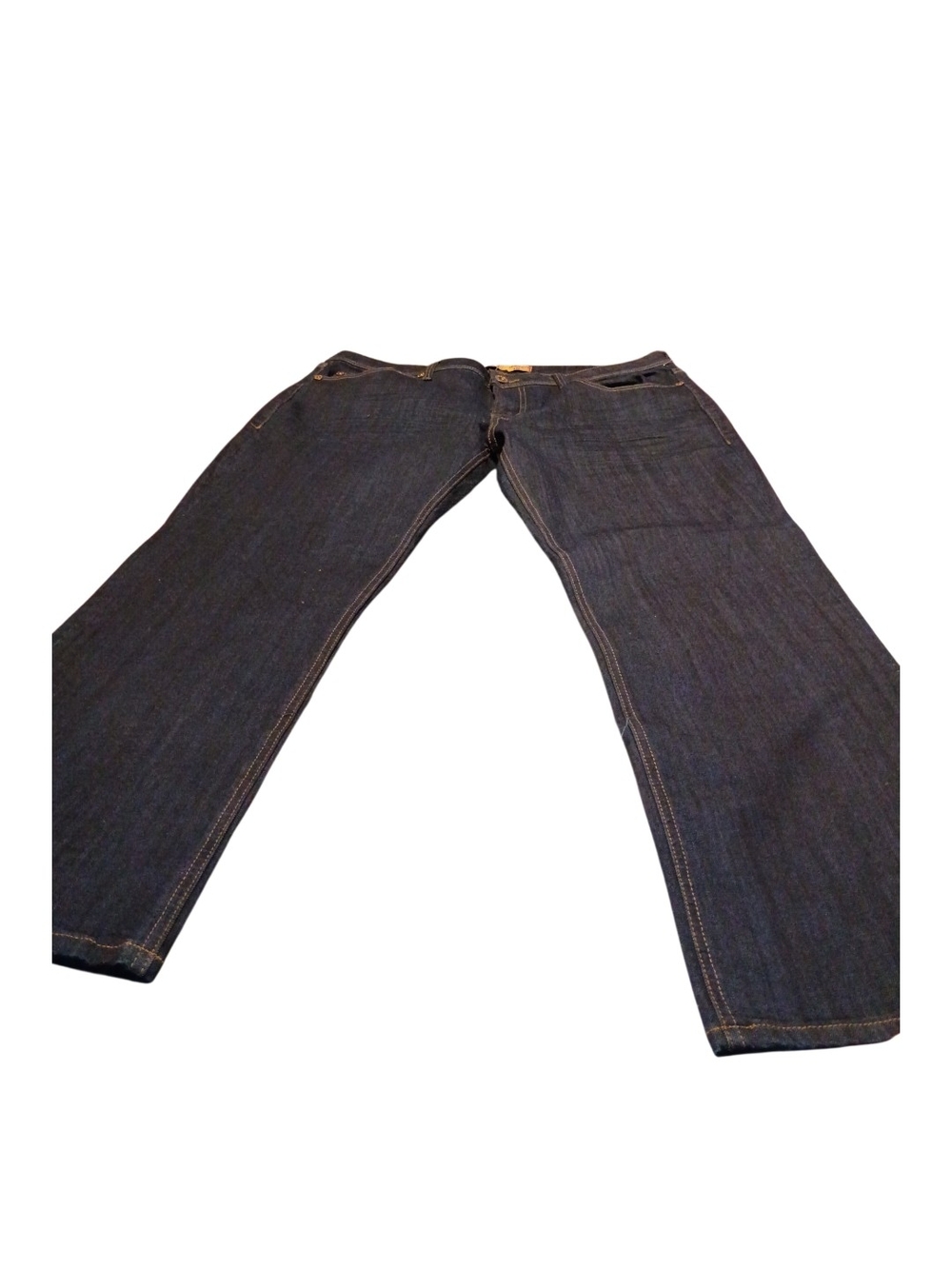 Seven 7 Mens Medium Wash 5 Pocket Straight Fit Denim Blue Jeans 36x 30
